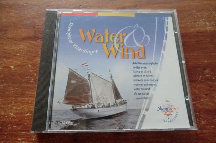 CD - Water & Wind - Shantykoor Vlaardingen, Cd's en Dvd's, Cd's | Wereldmuziek, Zo goed als nieuw, Ophalen of Verzenden