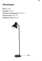 Staande lamp Hektar Ikea donker grijs, Huis en Inrichting, Lampen | Vloerlampen, Ophalen, Zo goed als nieuw, 150 tot 200 cm