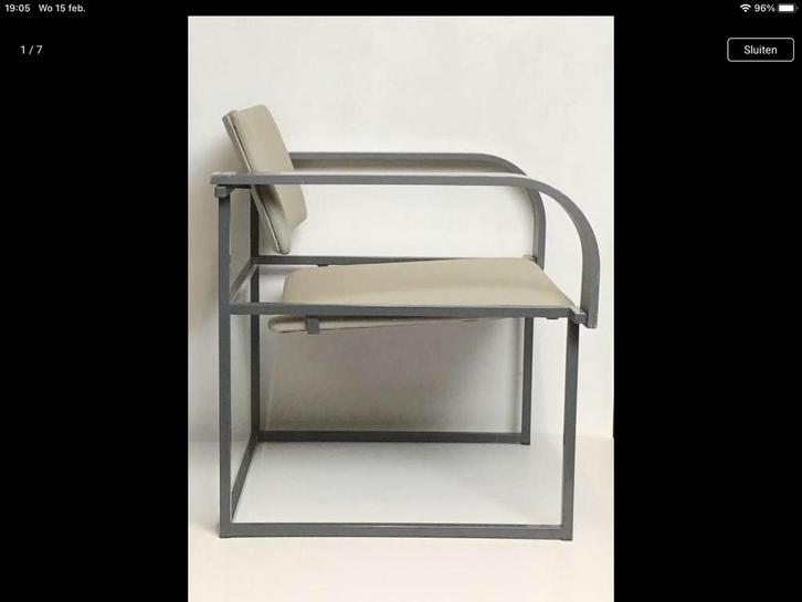 Pastoe vintage design FM 80 Mazairac Boonzaaijer, Huis en Inrichting, Stoelen, Zo goed als nieuw, Eén, Stof, Grijs, Ophalen