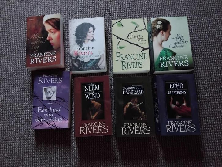 8x FRANCIEN RIVERS BOEKEN /zie beschrijving, Boeken, Overige Boeken, Zo goed als nieuw, Ophalen