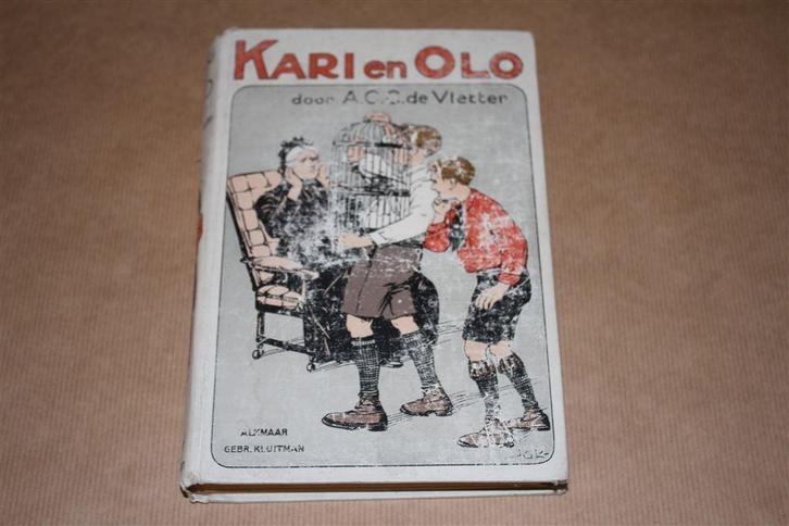 Kari en Olo. A.C.C. de Vletter. 1e dr. 1922., Boeken, Kinderboeken | Jeugd | 10 tot 12 jaar, Gelezen, Ophalen of Verzenden