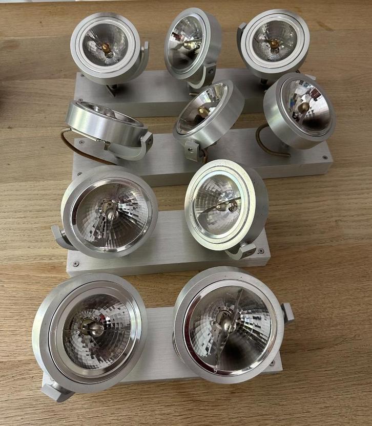 Spots halogeen SLV Kalu incl. lichtbron. Én 8 Osram lampen, Huis en Inrichting, Lampen | Spots, Zo goed als nieuw, Plafondspot of Wandspot
