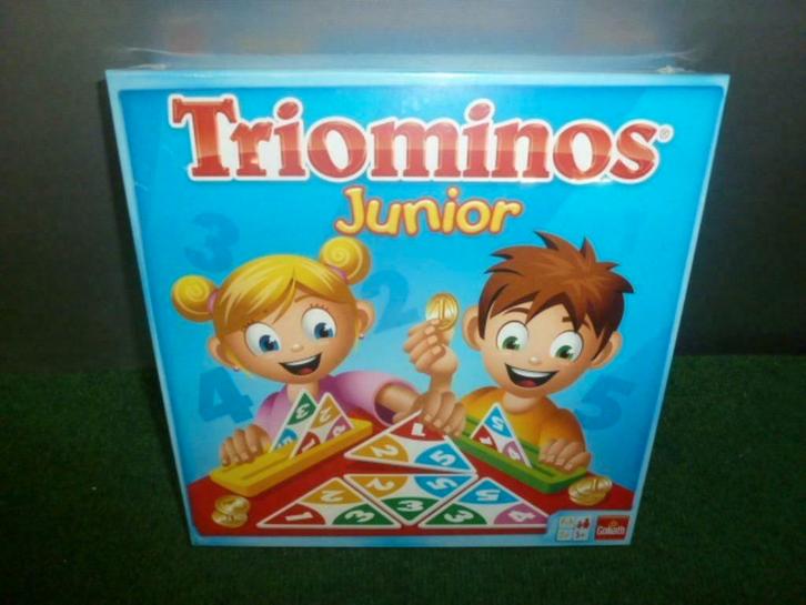 NIEUW super gezellig spel TRIOMINOS JUNIOR, Hobby en Vrije tijd, Gezelschapsspellen | Bordspellen, Nieuw, Een of twee spelers