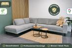 Refurbished Hoekbank Prominent Lichtgrijs | Garantie, Huis en Inrichting, Banken | Bankstellen, 250 tot 300 cm, Prominent, -, -