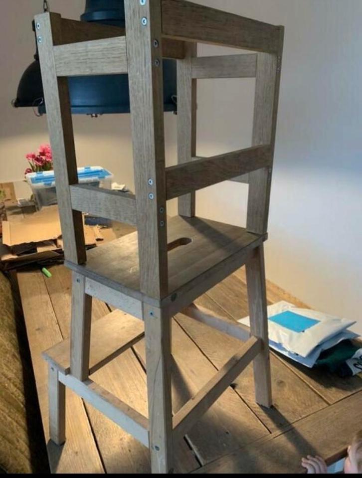 IKEA montessori Learning Tower - Leertoren, Huis en Inrichting, Stoelen, Zo goed als nieuw, Eén, Ophalen of Verzenden