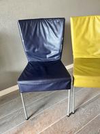 Montis Spica stoelen - mosgroen en donkerblauw, Huis en Inrichting, Stoelen, Ophalen, Gebruikt, Overige kleuren, Leer