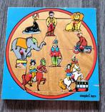 houten puzzel circus, Kinderen en Baby's, Speelgoed | Kinderpuzzels, 10 tot 50 stukjes, Van hout, 4 tot 6 jaar, Gebruikt