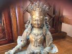 Bronzen Boeddha Beeld, Ophalen of Verzenden