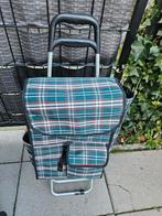 Gebruikte boodschappenkar met wieltjes, Sieraden, Tassen en Uiterlijk, Tassen | Reistassen en Weekendtassen, Wieltjes, Gebruikt