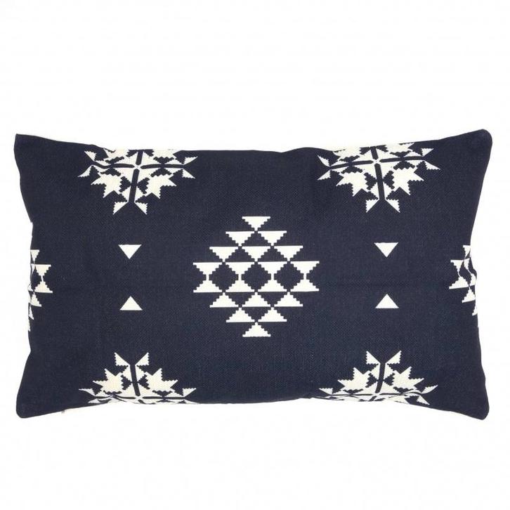 Kussenhoes Diego Aztec linnenlook 30 x 50 cm, Huis en Inrichting, Woonaccessoires | Kussens, Nieuw, Overige kleuren, Rechthoekig