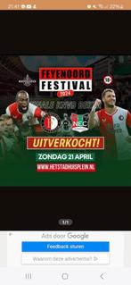 1 kaart stadhuisplein Feyenoord NEC bekerfinale, Tickets en Kaartjes, Evenementen en Festivals, Eén persoon