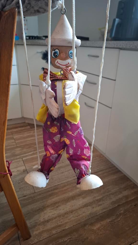 Vintage Marionet Pipo, Ophalen of Verzenden