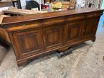 Massief eiken dressoir mancave bar kast, Ophalen, Manus, 200 cm of meer, 25 tot 50 cm