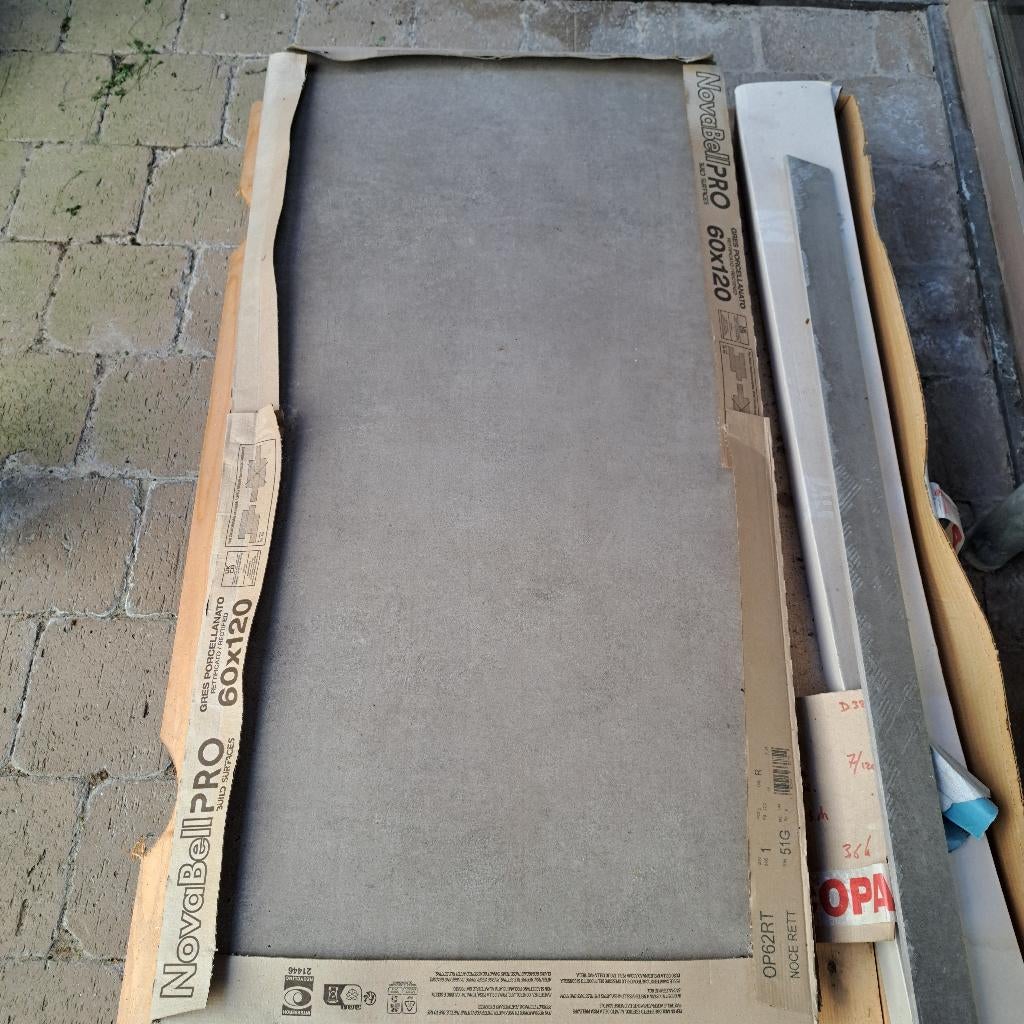 NOvabellPRO wand- en vloertegels badkamer met plint, Doe-het-zelf en Verbouw, Tegels, Ophalen, 60 cm of meer, Nieuw, Minder dan 5 m²