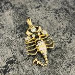 14k gouden hanger schorpioen kettinghanger, Ophalen of Verzenden, Zo goed als nieuw, Goud