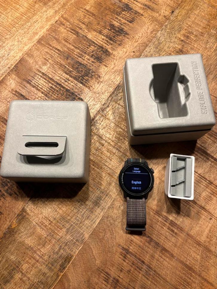 Coros Pace 3 - Compleet met lichte gebruikerssporen, Sieraden, Tassen en Uiterlijk, Smartwatches, Gebruikt, Android, Zwart, Afstand