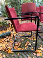 6 Eetkamerstoelen Mazairac en Boonzaaijer SM01, Huis en Inrichting, Stoelen, Ophalen, Gebruikt, Metaal, Dutch Design Retro Vintage Industrieel Geometrisch