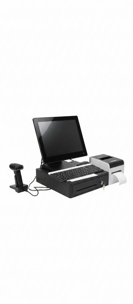 Compleet Kassa Systeem met Barcodescanner en Printer, Computers en Software, Accesspoints, Zo goed als nieuw, Ophalen