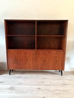 Deens design wandkast Brouer – 1960s Vintage Midcentury, Huis en Inrichting, Kasten | Wandmeubels, Ophalen, Gebruikt, 100 tot 150 cm