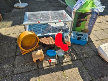 Knaagdieren verblijf, hamster, hok / kooi 77x47,5x37,5  beschikbaar voor biedingen