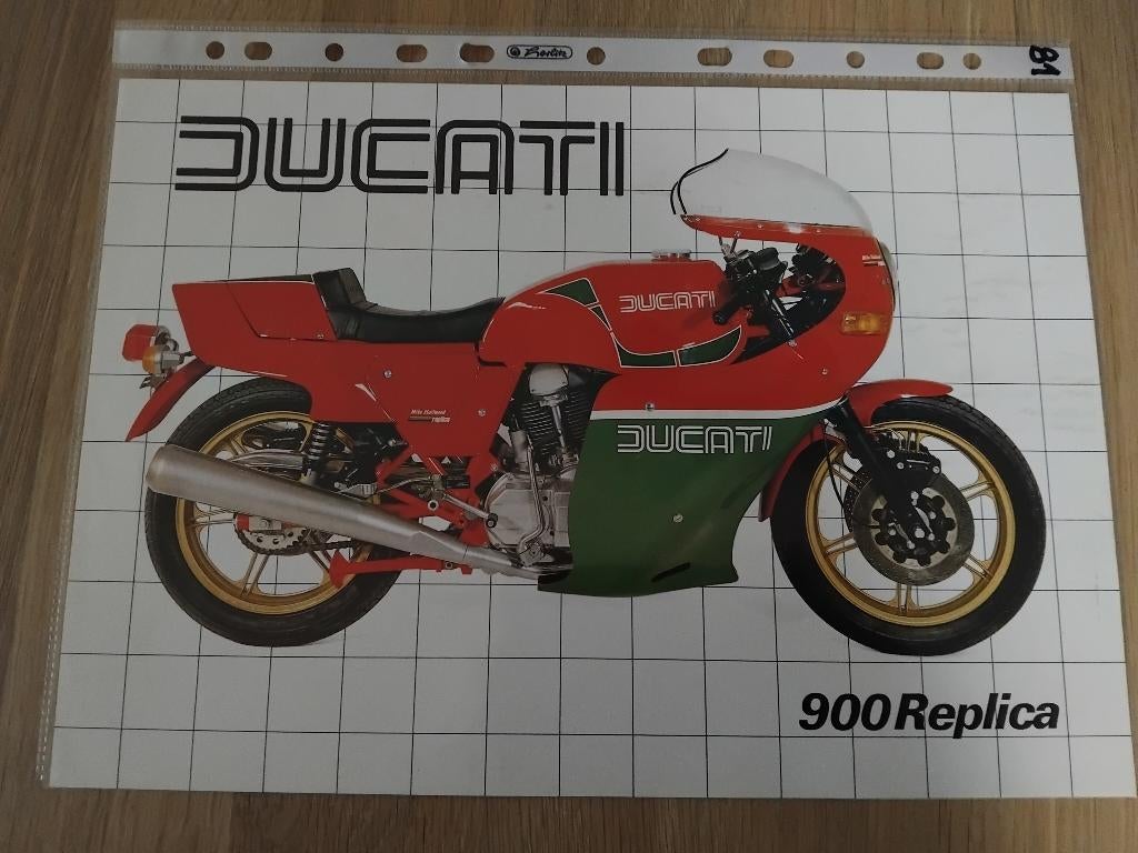 DUCATI 900 SS FOLDER, BROCHURE IT/EN, Verzenden, Ducati