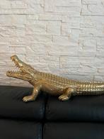 Gouden Krokodil Decoratie, Huis en Inrichting, Ophalen of Verzenden, Nieuw