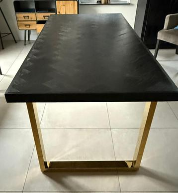 Richmond Interiors Eettafel Blackbone – (Black Rustic) 220cm beschikbaar voor biedingen