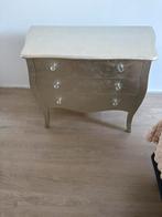 Zilveren kast met 3 lades barok stijl, Ophalen, Gebruikt, Barok stijl, 50 tot 100 cm