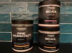 Pre workout & BCAA nieuw €5,- per pot, Ophalen of Verzenden, Nieuw, Poeder of Drank