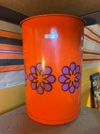 Vintage jaren 70 oranje Brabantia prullenbak, ?, Zo goed als nieuw, Metaal, Minder dan 50 cm