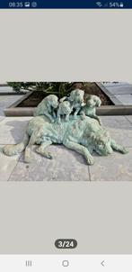 Zeer groot bronzen tuinbeeld, Ophalen