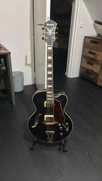 Ibanez AF75G-BLK - Semi Acoustic Hollow Body, Muziek en Instrumenten, Ophalen of Verzenden, Zo goed als nieuw, Semi-akoestisch