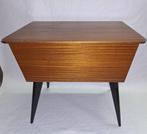 Vintage retro bijzettafeltje teak, Antiek en Kunst, Ophalen of Verzenden