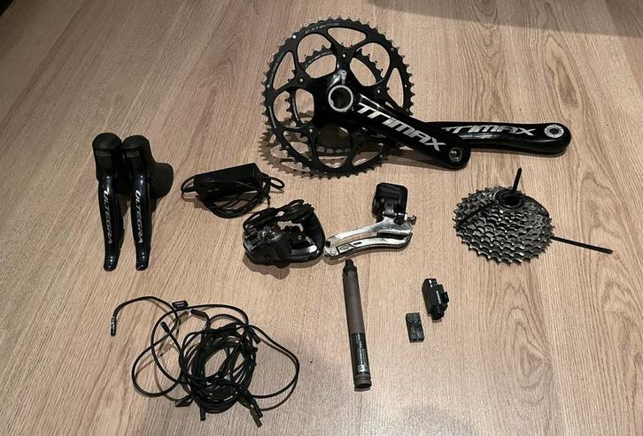 Shimano Ultegra DI2 11 speed groepset, Fietsen en Brommers, Fietsonderdelen, Gebruikt, Racefiets, Overige typen, Ophalen of Verzenden