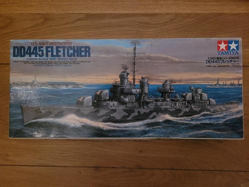 1:350 1/350 Tamiya U.S. Navy Destroyer DD445 Fletcher, Hobby en Vrije tijd, Modelbouw | Boten en Schepen, Zo goed als nieuw, 1:200 of kleiner