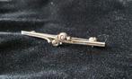 Vintage Zilveren Broche - Gemerkt, Sieraden, Tassen en Uiterlijk, Broches, Gebruikt, Minder dan 4 cm, Ophalen of Verzenden, Zilver