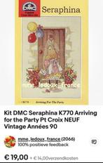 BORDUURPAKKET DMC SERAPHINA Arriving for the party, Verzenden, Nieuw, Handborduren, Borduurpakket