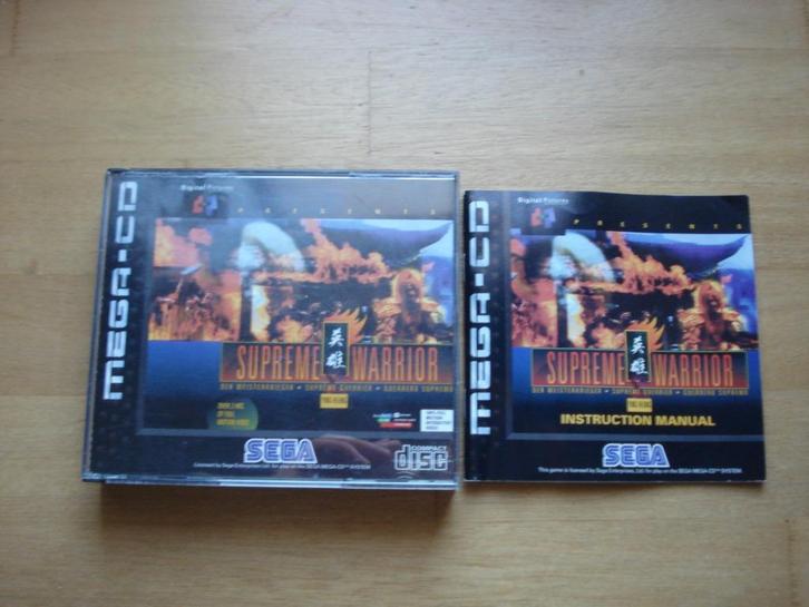 Supreme warrior sega mega cd, Spelcomputers en Games, Games | Sega, Zo goed als nieuw, Mega Drive, Racen en Vliegen, 1 speler