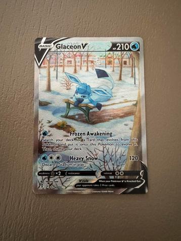 Glaceon V EVS 175 beschikbaar voor biedingen