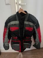 MQP Motorjas Textiel - Zwart/Rood/Grijs, Motoren, Kleding | Motorkleding, Ophalen, Tweedehands, Dames, Jas | textiel