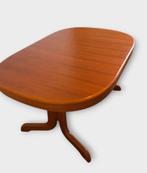 Deense 140cm/340cm vintage jaren 60 uitschuifbare eettafel, Huis en Inrichting, Tafels | Eettafels, Ophalen, Gebruikt, 200 cm of meer