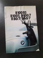 BMW R100RS R100S R100 R80 R60 catalogus 1977, Motoren, Handleidingen en Instructieboekjes, BMW