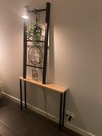 Side table met ladder, Ophalen of Verzenden, Zo goed als nieuw, 25 tot 50 cm, Rechthoekig