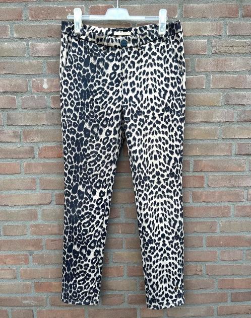 Leopard print broek - Y-CONIC, Kleding | Dames, Broeken en Pantalons, Zo goed als nieuw, Maat 42/44 (L), Beige, Lang, Verzenden