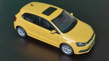 Paudi Models VW Volkswagen Polo 2016 geel 1:18 - Nieuw beschikbaar voor biedingen