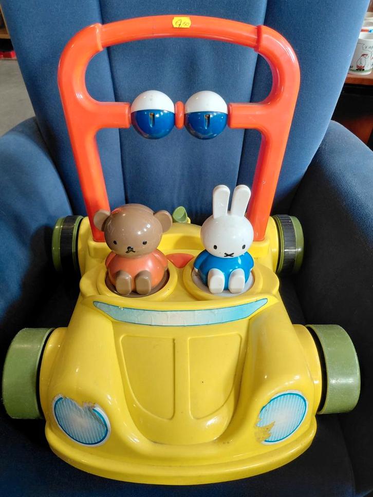 Miffy Loopwagentje, Kinderen en Baby's, Speelgoed | Babyspeelgoed, Gebruikt, Overige typen, Met wieltjes, Ophalen
