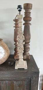 Aura peeperkorn, balusterlamp, landelijk, h 68 cm, Huis en Inrichting, Lampen | Tafellampen, Ophalen of Verzenden, Nieuw, 50 tot 75 cm