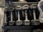 Hexa dumbells 1 x 1-3-5-7 en 8 kg gewichten, Ophalen, Dumbbell, Gebruikt, Hexa