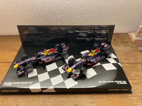 ✅ Sebastian Vettel + Mark Webber 2010 Dubbelset 1:43 RedBull, Verzamelen, Automerken, Motoren en Formule 1, Nieuw, Formule 1, Ophalen of Verzenden