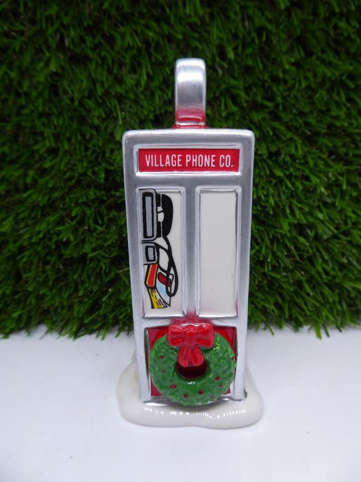 Dep. 56 Item  - Village phone booth - ik ruim op, Diversen, Kerst, Nieuw, Ophalen of Verzenden